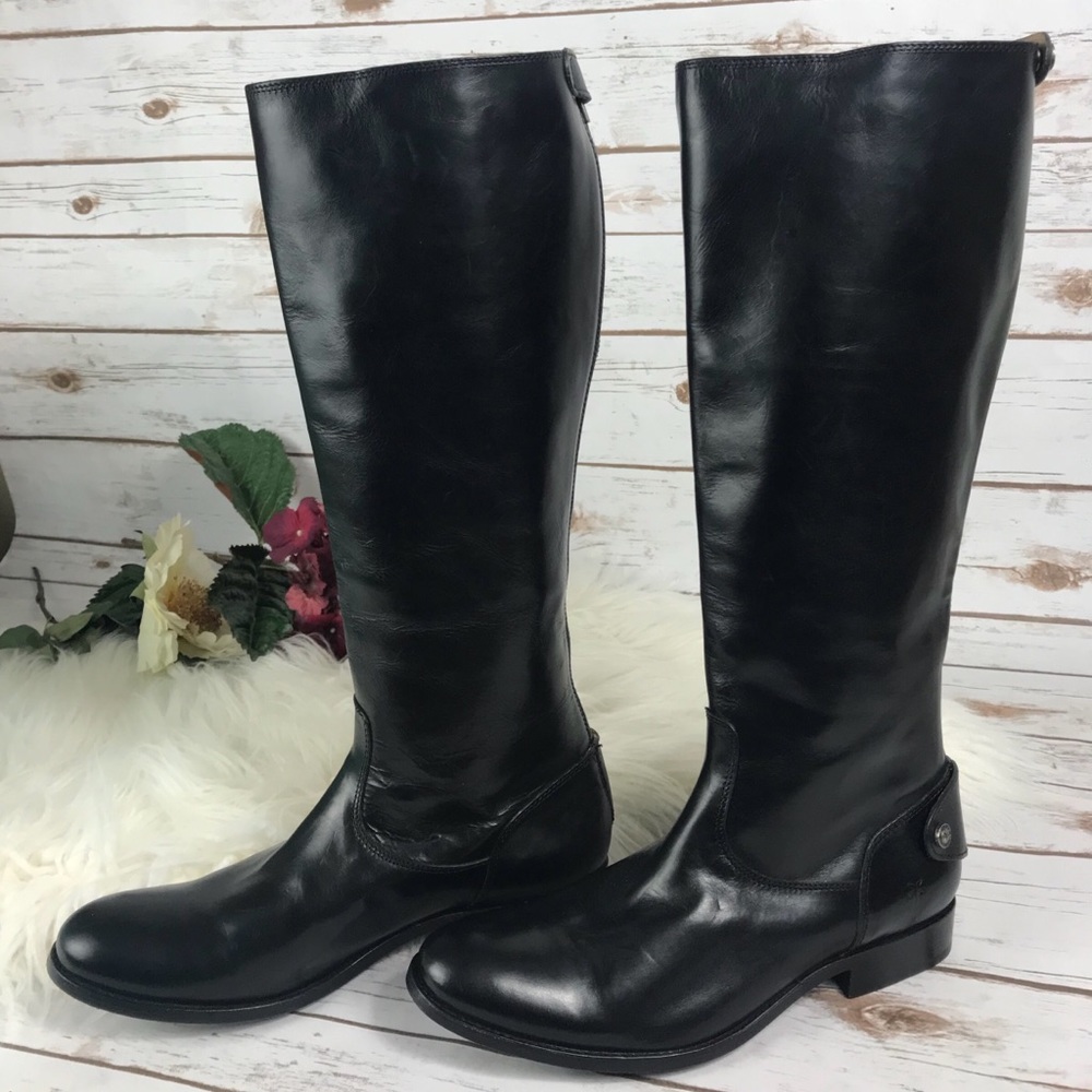 NWOB Frye Melissa Button Back Zip Boots - Picture 3 of 8